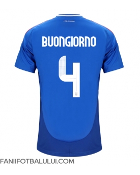 Italia Alessandro Buongiorno #4 Tricou Fotbal Replică European 2024 Barbati Acasa